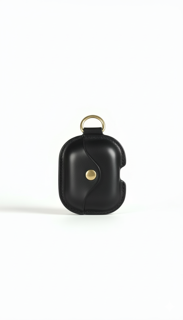 Premium Genuine Leather AirPods Case With Free Leather Lanyard