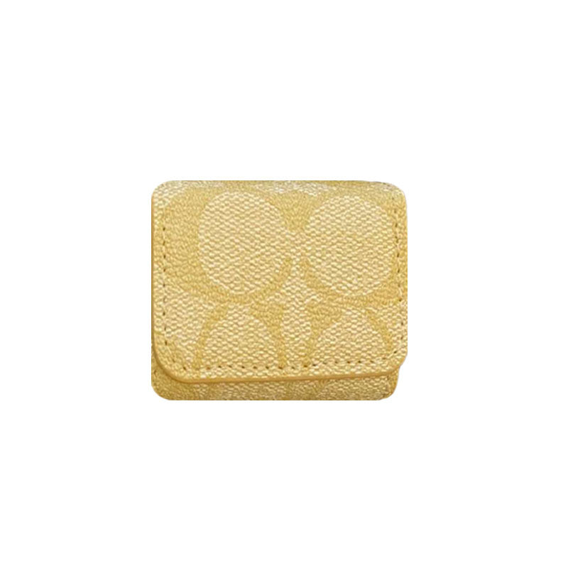 Huse AirPods clasice de lux maro deschis-YH240425