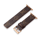 Leather Monogram Apple Watch Bands