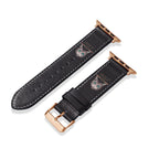 Leather Monogram Apple Watch Bands