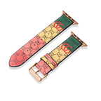 Leather Monogram Apple Watch Bands