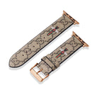Leather Monogram Apple Watch Bands