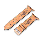 Leather Monogram Apple Watch Bands