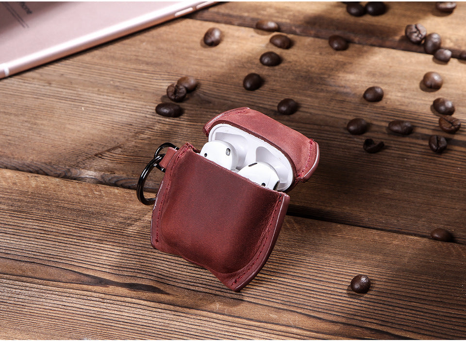 Genuine Leather AirPods 1/2 Case