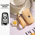 Handmade Genuine Leather Key Case for BMW
