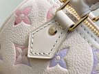 Dreamy Lavender Watercolor Gradient Mini Barrel Crossbody Bag