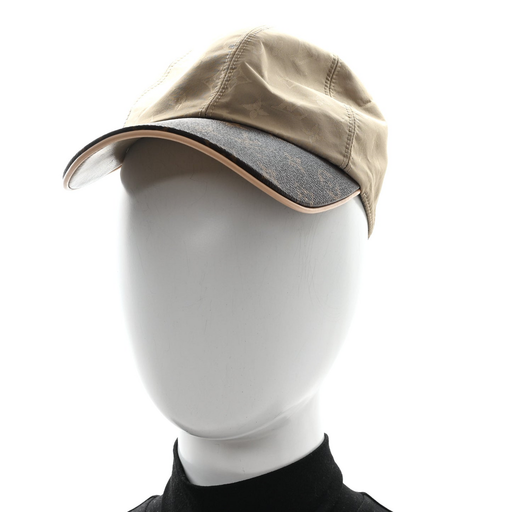 Beige Contrast Brim Baseball Cap