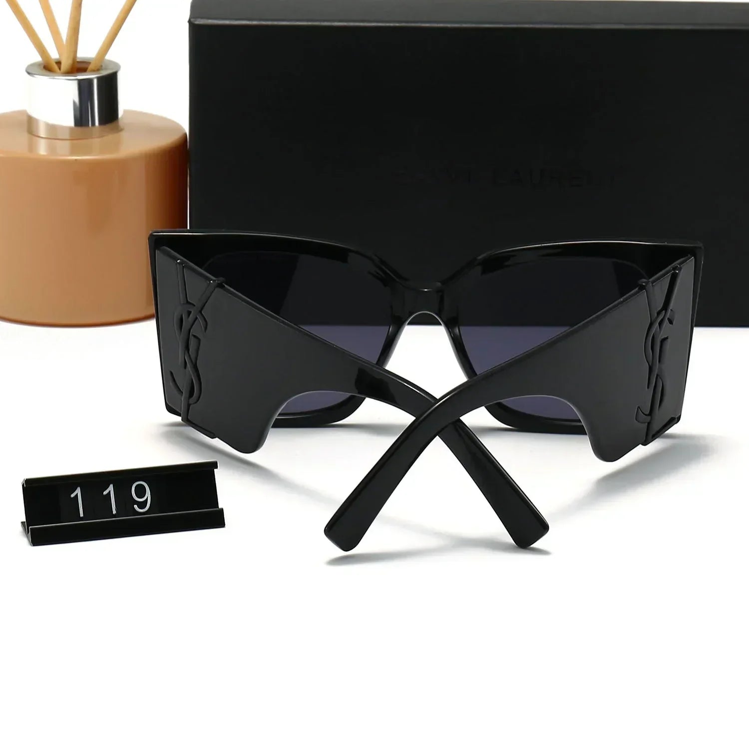 Óculos de sol luxuosos com armação grande Y-01