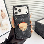Luxury Crossbody iPhone Case with Card Pocket & Detachable Strap