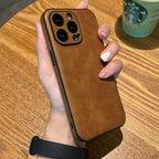 All-Model Compatible Genuine Leather iPhone Cover