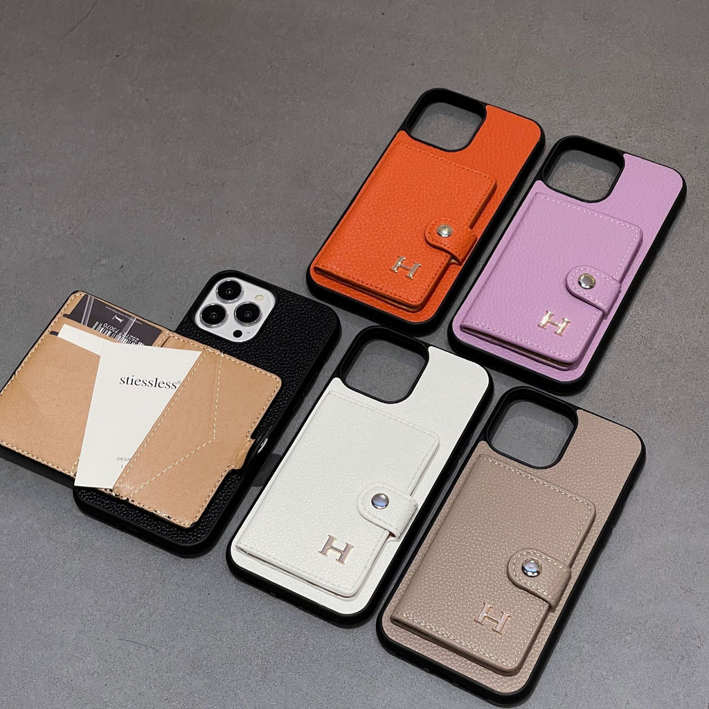 H Δερμάτινη θήκη για κάρτες για iPhone
