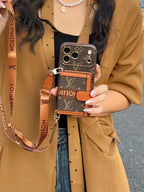 Luxury Card Pocket Crossbody Phone Case