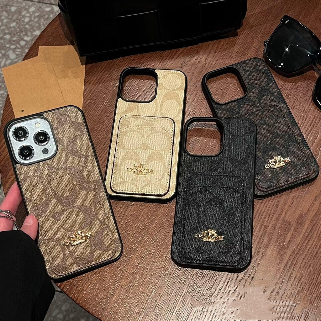 經典卡包皮革 iPhone 保護殼