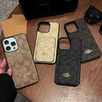 經典卡包皮革 iPhone 保護殼