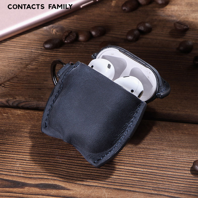 Genuine Leather AirPods 1/2 Case