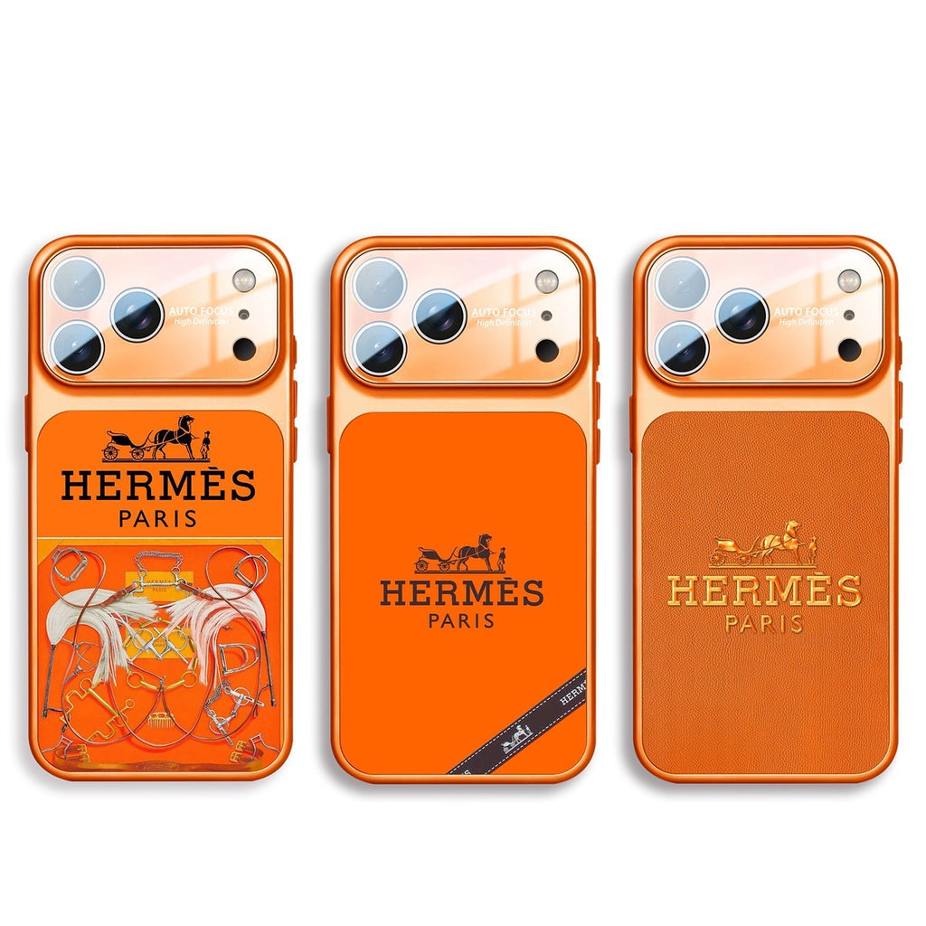 H Luxe iPhone-hoesje uit de oranje serie