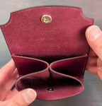 Handcrafted Full-Grain Leather Snap Wallet