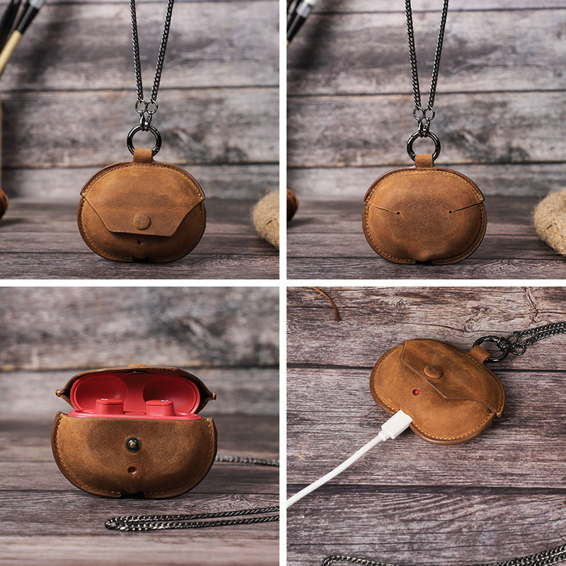 Genuine Leather Beats Studio Buds Case