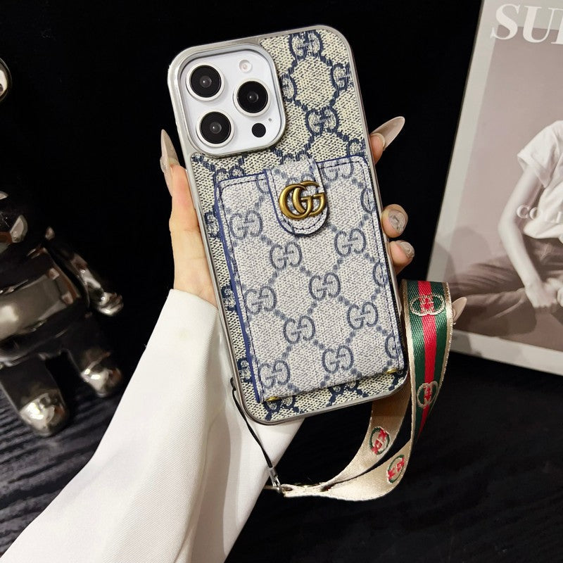 Premium iPhone-hoesje met handketting
