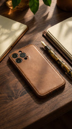 Full-Grain Leather Unibody iPhone Case – The Art of Pure Leather Craft