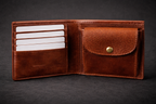 Handmade Full-Grain Leather Bifold Wallet