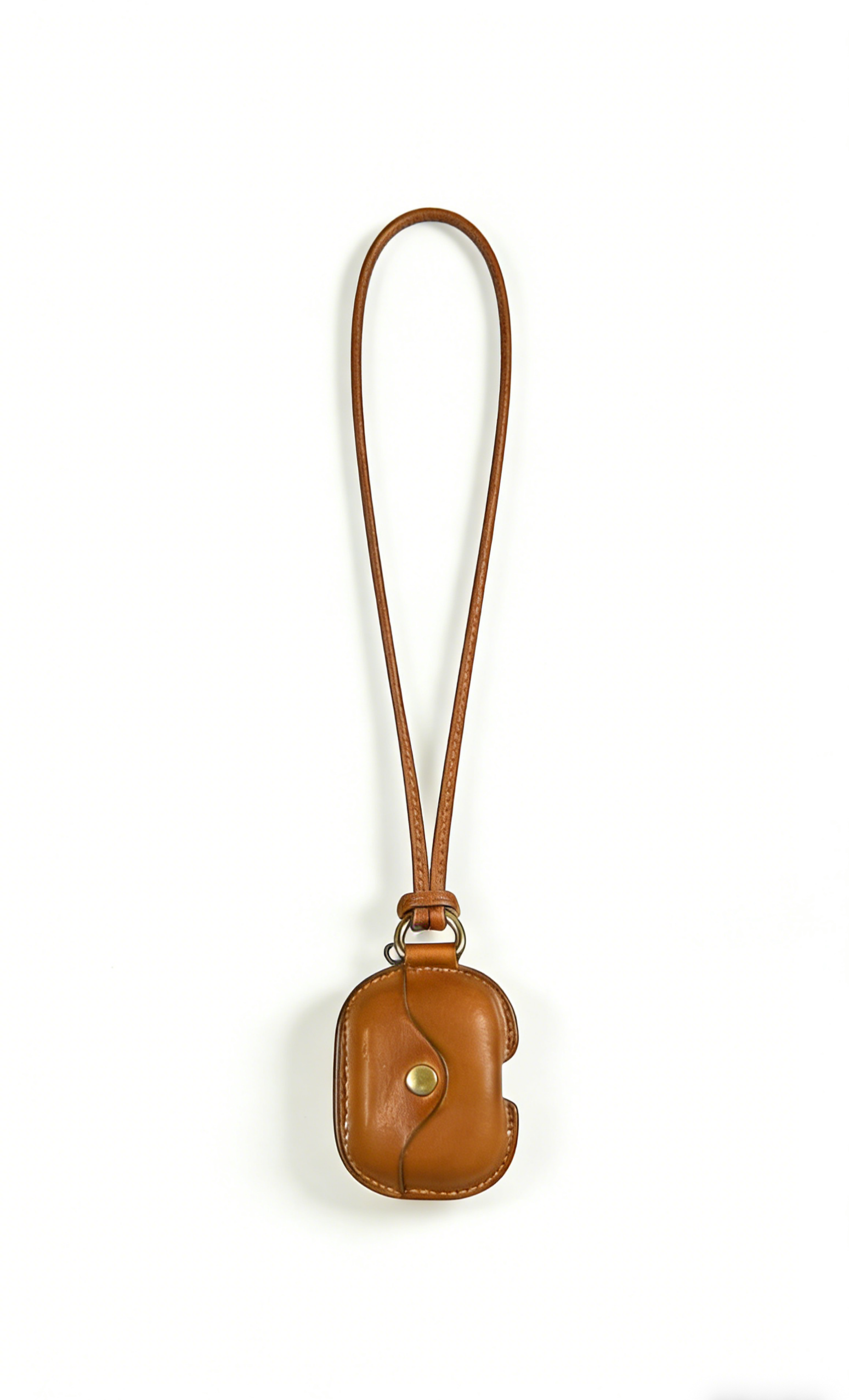 Premium Genuine Leather AirPods Case With Free Leather Lanyard