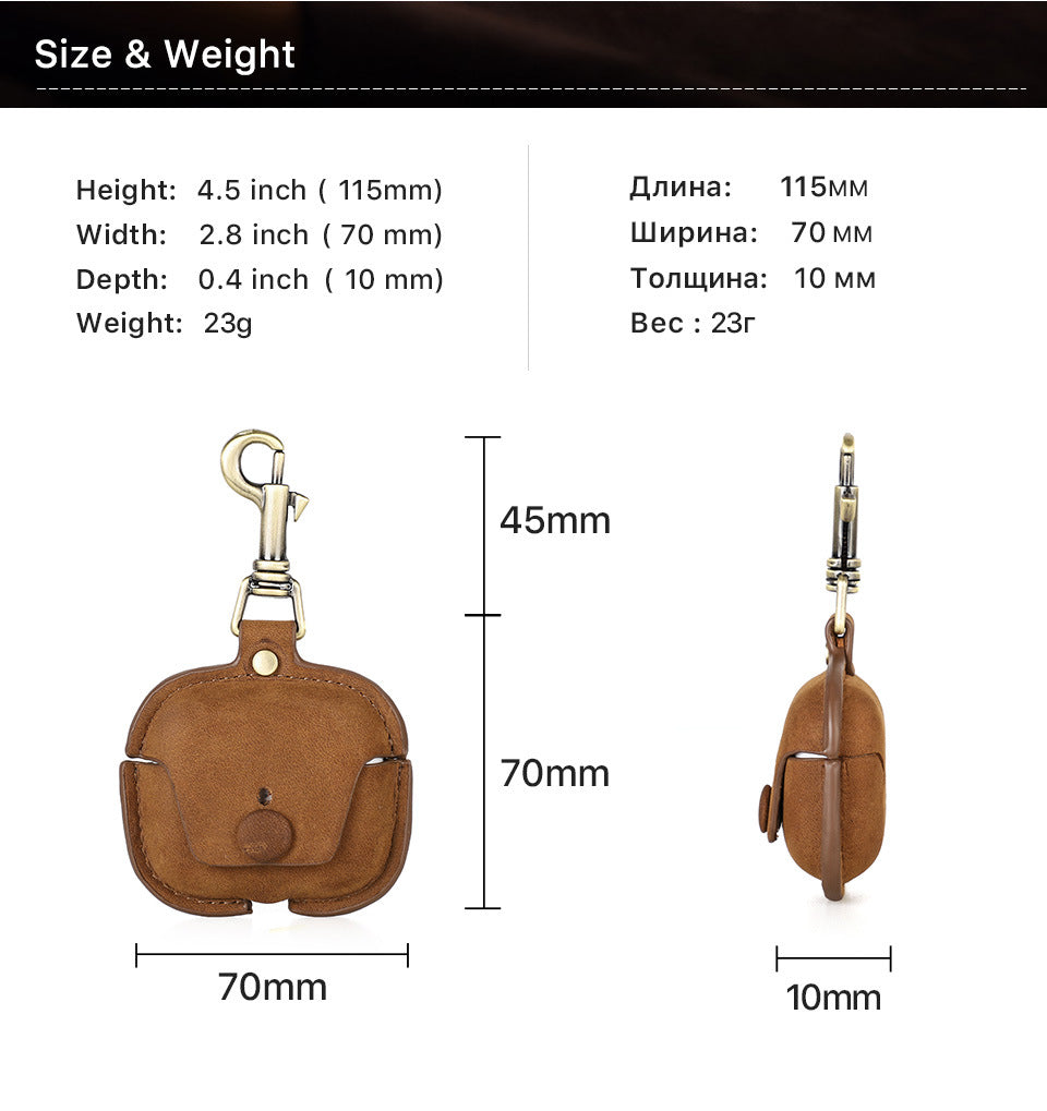Genuine Leather Case for AirPods Pro/Pro2/3