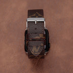 Leather Monogram Apple Watch Bands