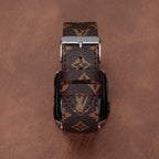 Leather Monogram Apple Watch Bands