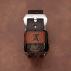 Leather Monogram Apple Watch Bands