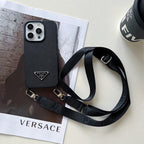 Luxus Crossbody bőr iPhone tok