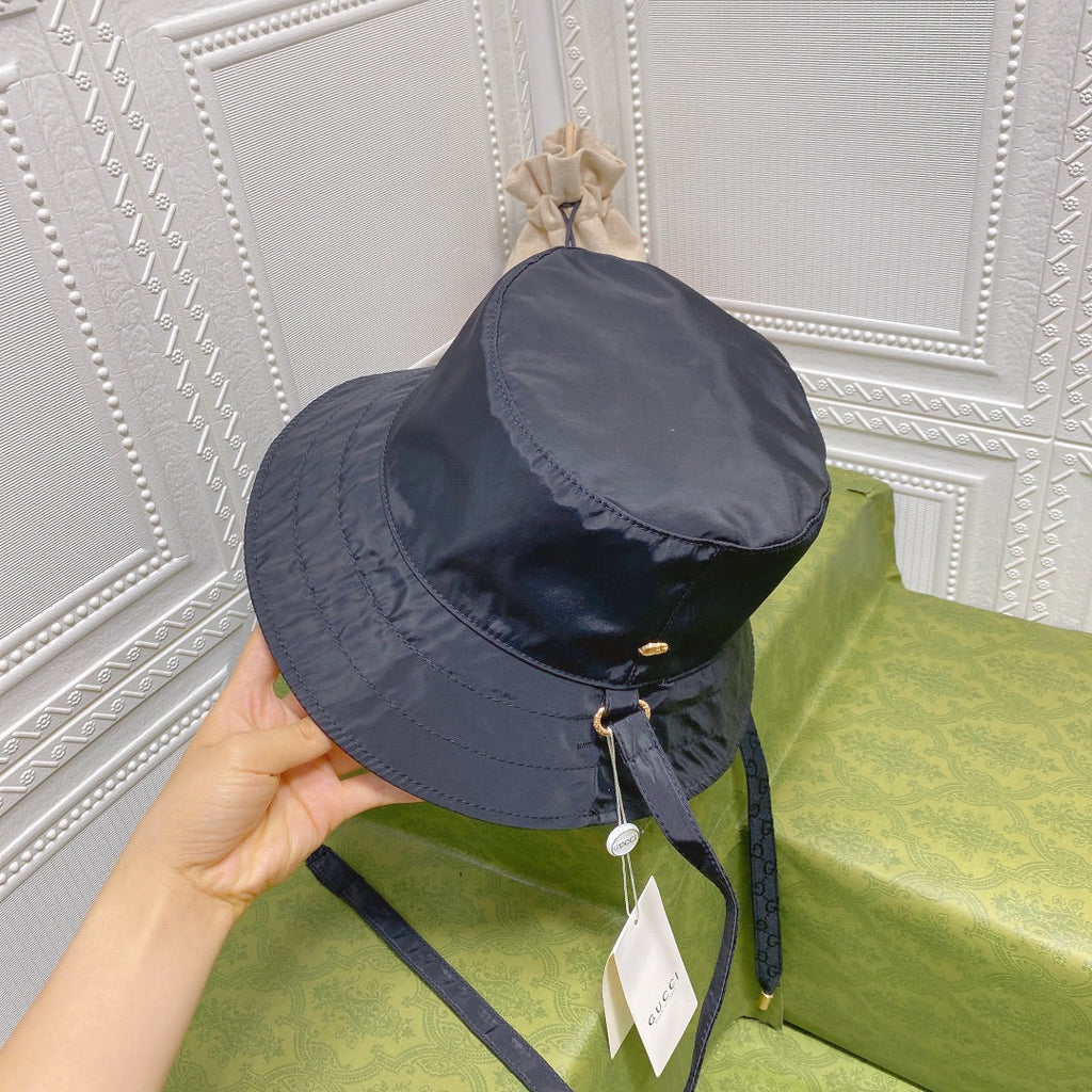 Classic GG Monogram Double-Sided Strap Bucket Hat