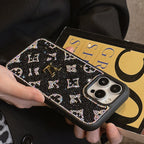 Capa para iPhone luxuosa com glitter holográfico Y - S - L - Diamond Shine Edition