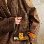 Luksusowe etui na karty CrossBody do iPhone'a