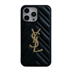 Saint Black & Białe skórzane etui na iPhone'a