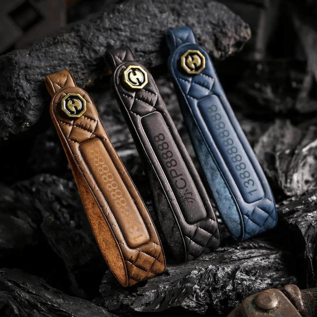 Top Grain Leather Mercedes Key Case