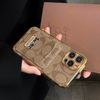 Étui pour iPhone en cuir pour sac à cartes classique