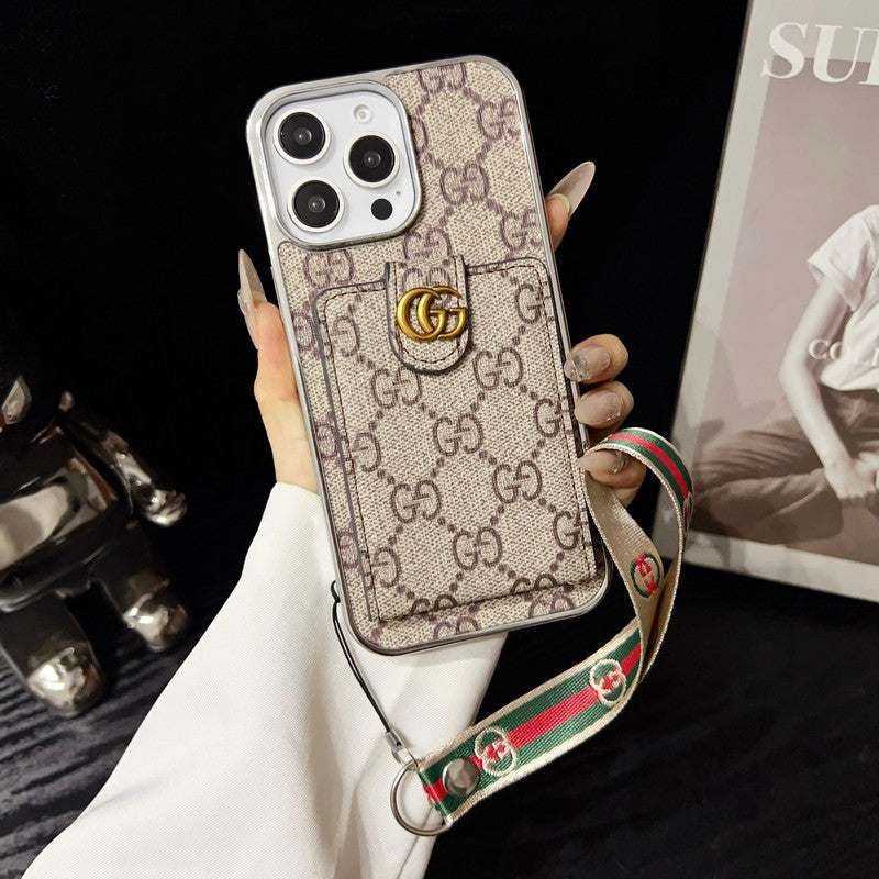 Premium iPhone-hoesje met handketting