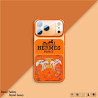 H Luxe iPhone-hoesje uit de oranje serie