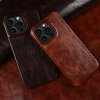 Étui pour iPhone en cuir véritable