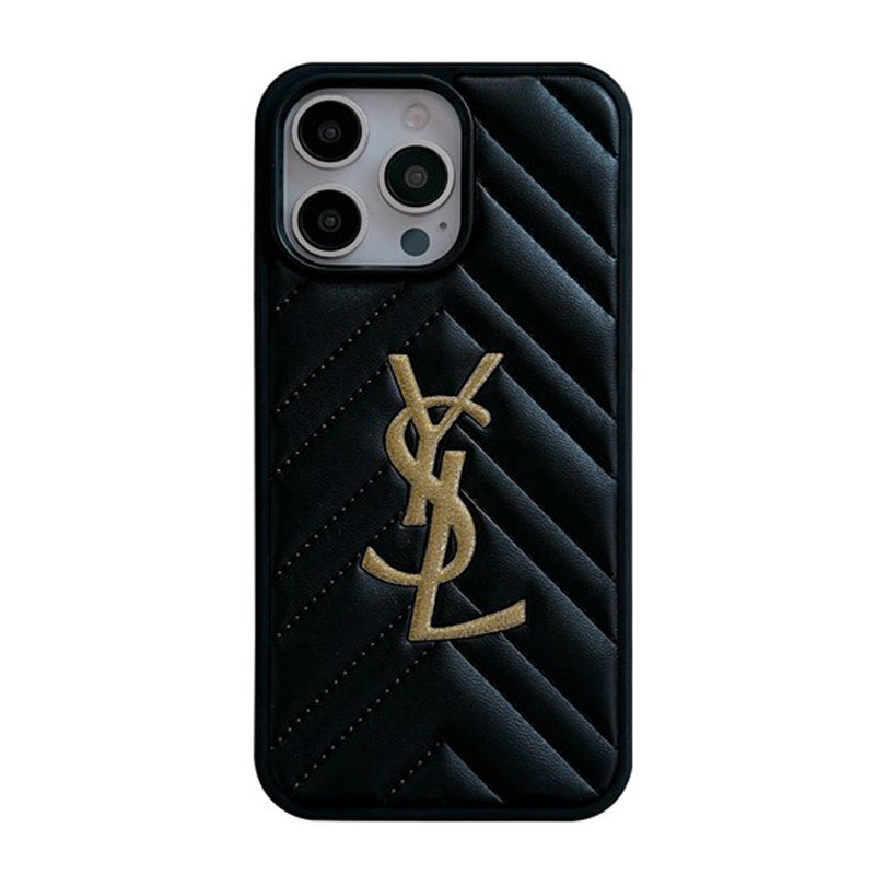 Saint Black & Białe skórzane etui na iPhone'a