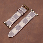 Leather Monogram Apple Watch Bands