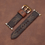 Leather Monogram Apple Watch Bands