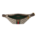 Classic Monogram Belt Bag with Green & Red Stripe