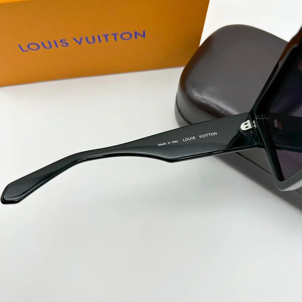 Óculos de sol luxuosos de armação grande L-009