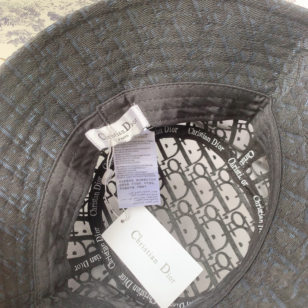 Classic Vintage Lace Flocked Bucket Hat