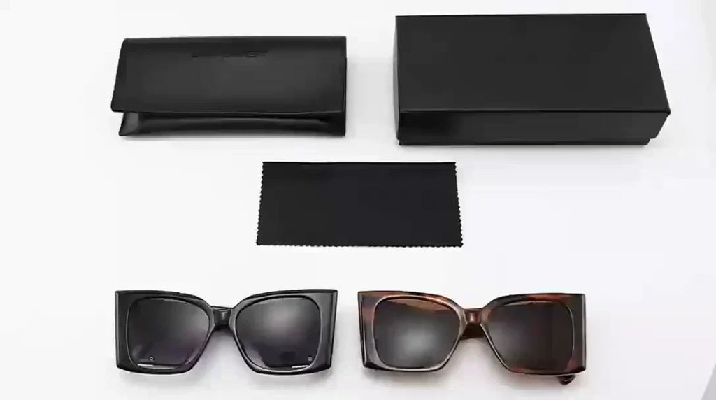Óculos de sol luxuosos com armação grande Y-01