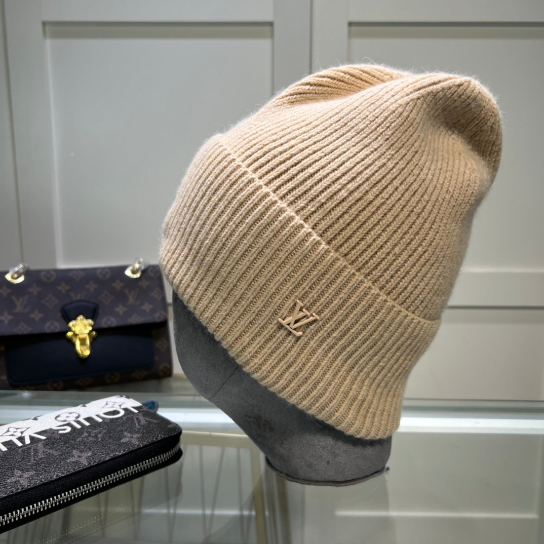 Luxury Embroidered Wool Beanie | Luxury Designer Winter Hat