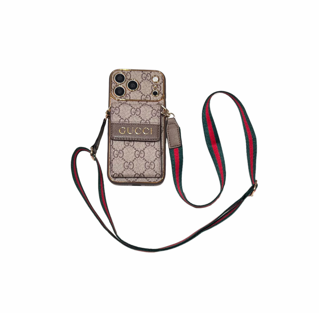 Ny klassisk luksus kortholder telefon etui 09
