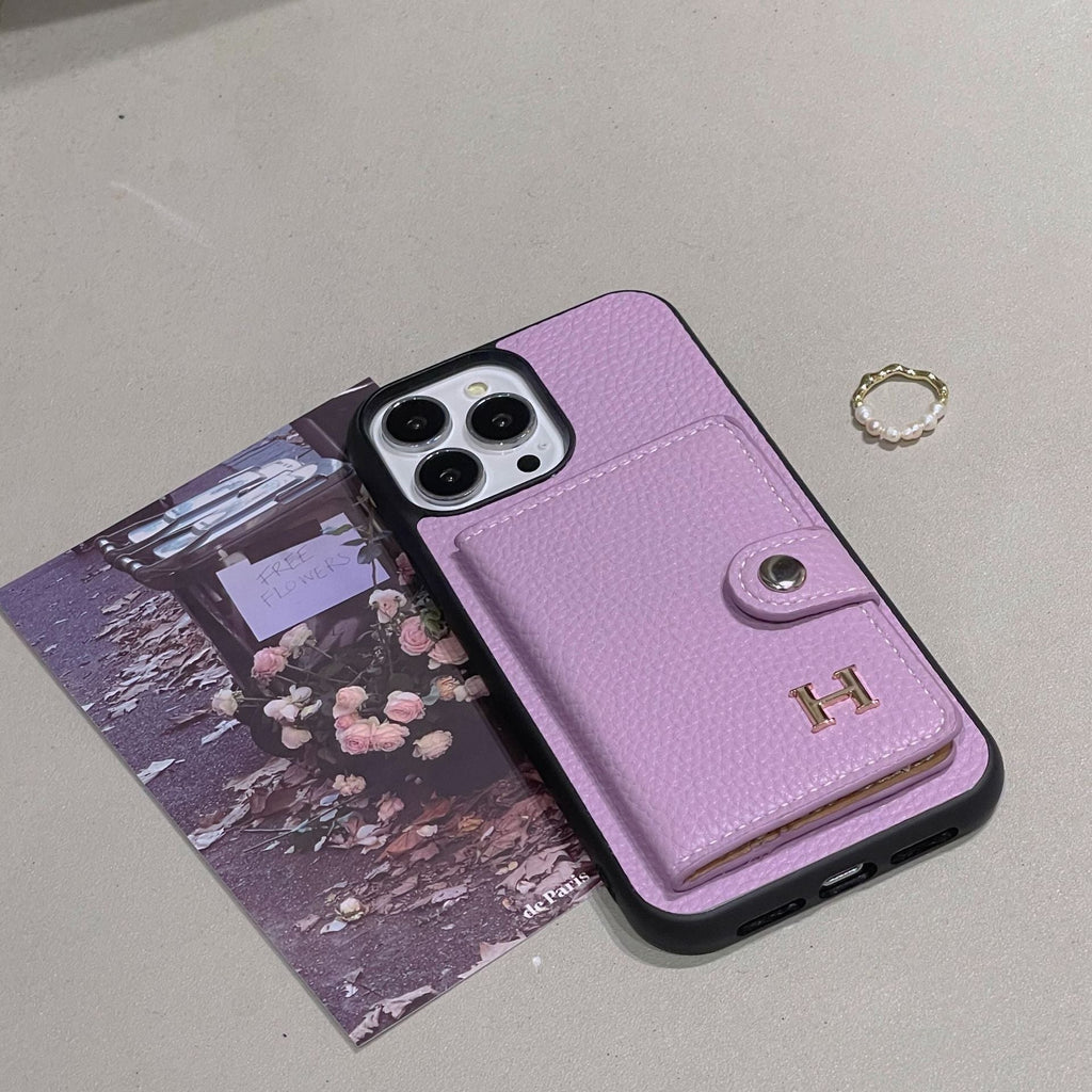 H Δερμάτινη θήκη για κάρτες για iPhone